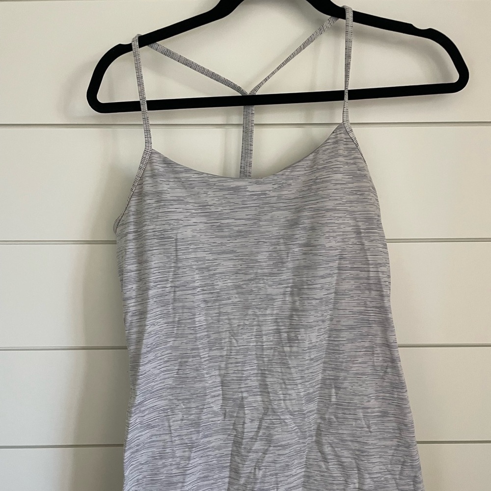 Gray lululemon tank top